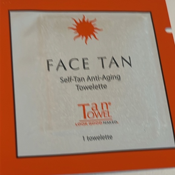 Tan Towel Face Tan Self-Tan (12) Anti Aging Towelettes - Picture 3 of 4